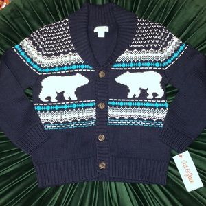 NWT - Boy’s Cat & Jack Sweater Sz 5T